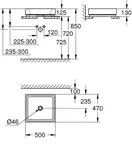 Раковина-чаша 50 Grohe Cube Ceramic (3948100H)