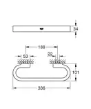 Поручень для ванної Grohe Selection (41064000)