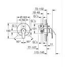 Grohe Eurosmart Скрытая душевая система, хром (UA25183003)