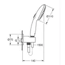 Grohe Eurosmart Скрытая душевая система, хром (UA25183003)