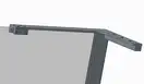 KOER SR SP02-100x200 Walk-In, прозрачное стекло, матовое золото (KR5396)