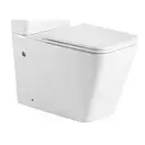 Чаша унітазу-компакту Mixxus Premium Quadro-0402-R Bowl 675х390х855 Rimless без сидіння (MI8340)