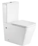 Чаша унітазу-компакту Mixxus Premium Quadro-0402-R Bowl 675х390х855 Rimless без сидіння (MI8340)