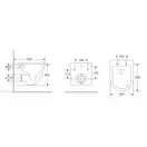 Mixxus Premium ELLIPSE Подвесной унитаз, черный (MP6591)