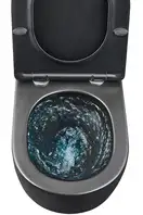Mixxus Premium ELLIPSE Подвесной унитаз, черный (MP6591)