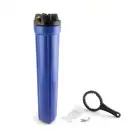 RAIFIL Колба 20д Slim 3/4" синя 890 (в комплекті ключ, кронштейн, саморізи) (3005)