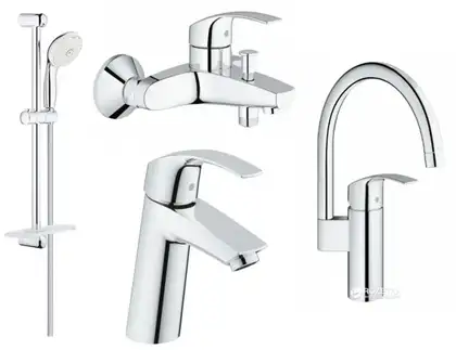 Grohe Eurosmart M-Size Набір змішувачів, хром (123248MK)