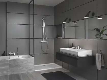 Grohe Eurocube Смеситель для ванны, хром (23140000) Grohe Eurocube Смеситель для ванны, хром (23140000)