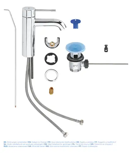 Змішувач для раковини S-розміру Grohe Essence New (23589001)