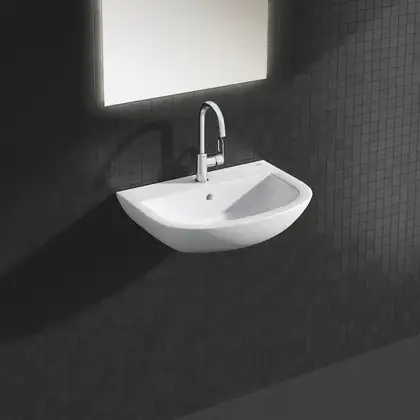 Grohe BauLoop Змішувач для раковини, L-розмір, хром (23763000) Grohe BauLoop Змішувач для раковини, L-розмір, хром (23763000)