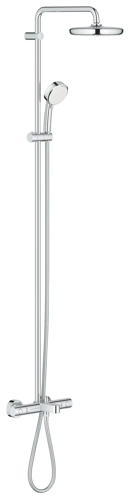Grohe New Tempesta Cosmop. Душова система з термостатом, хром (26223001) Grohe New Tempesta Cosmop. Душова система з термостатом, хром (26223001)