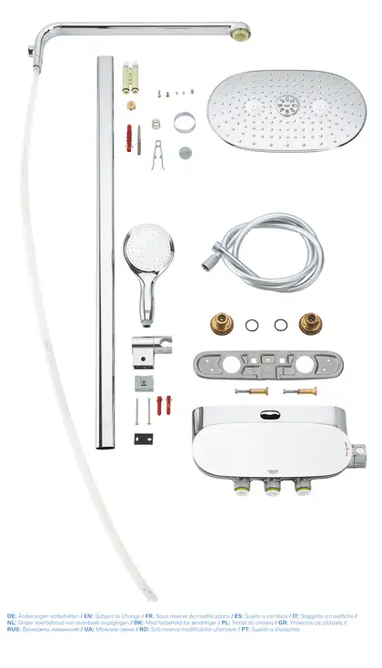 Душова система з термостатом для душа Grohe Rainshower SmartControl (26250000) Душова система з термостатом для душа Grohe Rainshower SmartControl (26250000)