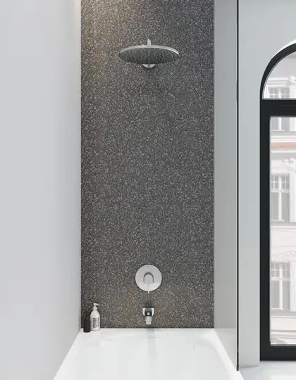 Верхній душ з настінним кронштейном Grohe Rainshower Mono (26557000) Верхній душ з настінним кронштейном Grohe Rainshower Mono (26557000)
