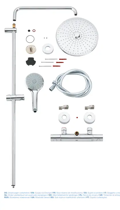 Душова система з термостатом для душа Grohe Euphoria System (27296002) Душова система з термостатом для душа Grohe Euphoria System (27296002)