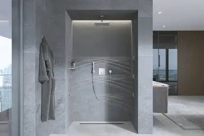 Настінний тримач для ручного душу Grohe Euphoria Cube (27693000) Настінний тримач для ручного душу Grohe Euphoria Cube (27693000)