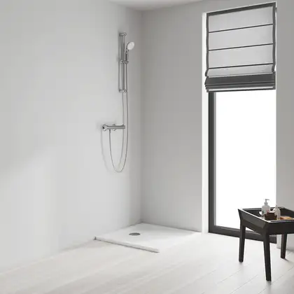 Душовий гарнітур зі штангою, 1 режим струменю Grohe New Tempesta Classic (27853001) Душовий гарнітур зі штангою, 1 режим струменю Grohe New Tempesta Classic (27853001)