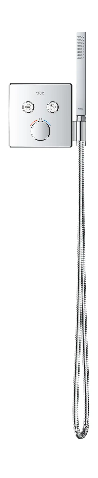 Grohe Grohtherm SmartControl, термостат на 2 выхода, хром (29125000)