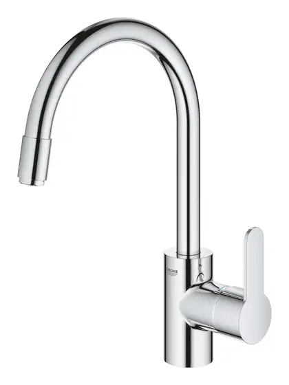 Змішувач для кухні з висувним виливом Grohe Eurostyle Cosmopolitan (31126004) Змішувач для кухні з висувним виливом Grohe Eurostyle Cosmopolitan (31126004)