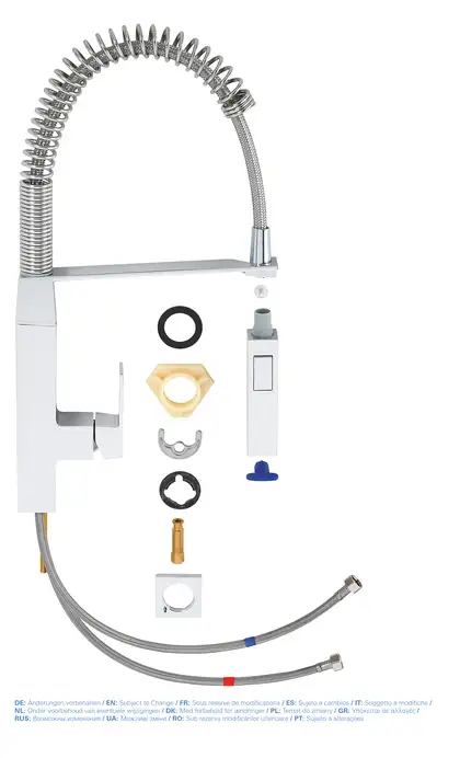 Grohe Eurocube Змішувач для кухні, хром (31395000) Grohe Eurocube Змішувач для кухні, хром (31395000)