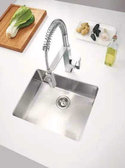 Grohe Eurocube Смеситель для кухни, SuperSteel (31395DC0) Grohe Eurocube Смеситель для кухни, SuperSteel (31395DC0)