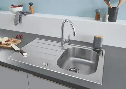 Мийка для кухні із нержавіючої сталі Grohe K200 (31552SD1) Мийка для кухні із нержавіючої сталі Grohe K200 (31552SD1)