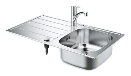 Комплект кухонної мийки і змішувача Grohe K200 (31565SD1) Комплект кухонної мийки і змішувача Grohe K200 (31565SD1)