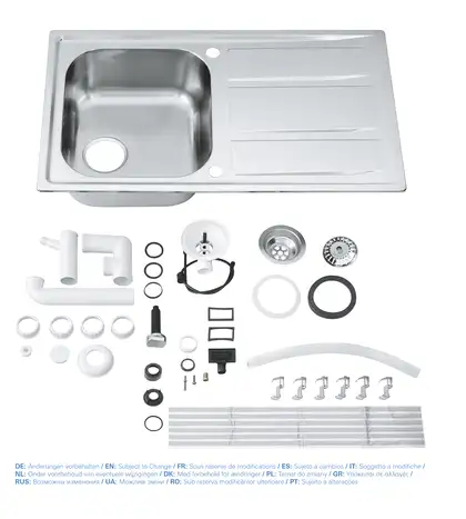 Кухонна мийка Grohe EX-2 Sink K401 (31566SD0) Кухонна мийка Grohe EX-2 Sink K401 (31566SD0)