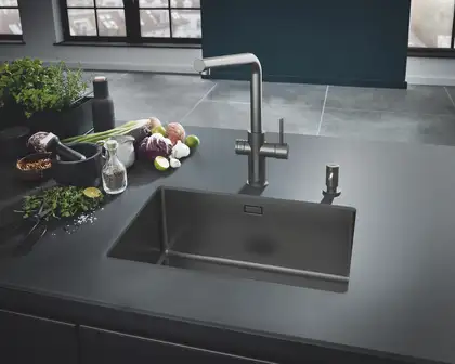 Мийка для кухні із нержавіючої сталі Grohe K700U (31574AL0) Мийка для кухні із нержавіючої сталі Grohe K700U (31574AL0)