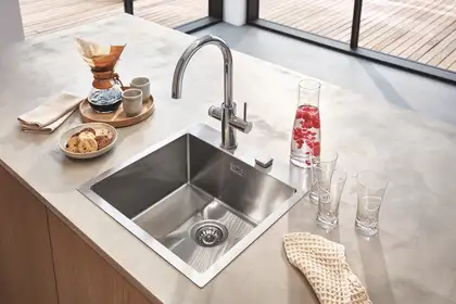 Мийка для кухні із нержавіючої сталі Grohe K800 (31583SD1) Мийка для кухні із нержавіючої сталі Grohe K800 (31583SD1)