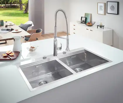 Мийка кухонна Grohe EX Sink K800 Подвійна (120 cm) (31585SD0)