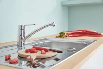 Grohe BauEco Смеситель для кухни, хром (31680000) Grohe BauEco Смеситель для кухни, хром (31680000)