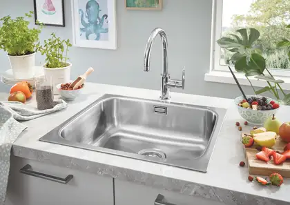Мийка для кухні із нержавіючої сталі Grohe K200 (31719SD0) Мийка для кухні із нержавіючої сталі Grohe K200 (31719SD0)