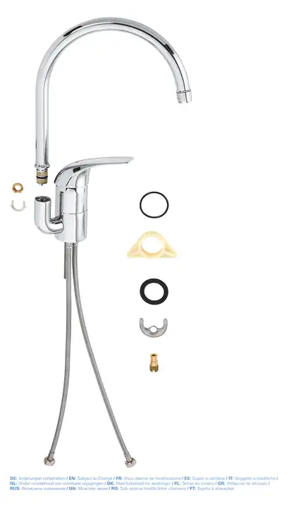 Змішувач для кухні Grohe Euroeco New (32752000) Змішувач для кухні Grohe Euroeco New (32752000)