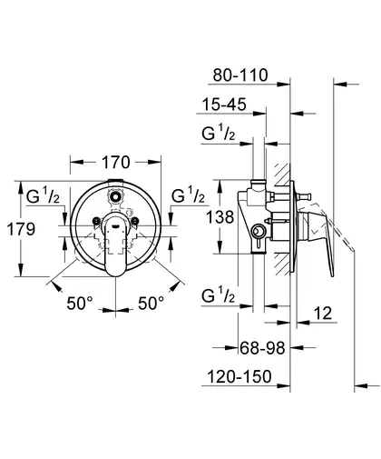 Grohe Eurosmart Cosmopolitan Змішувач, хром (32879000) Grohe Eurosmart Cosmopolitan Змішувач, хром (32879000)