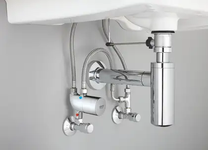 Grohe Grohtherm Micro Термостат под раковину, хром (34487000) Grohe Grohtherm Micro Термостат под раковину, хром (34487000)