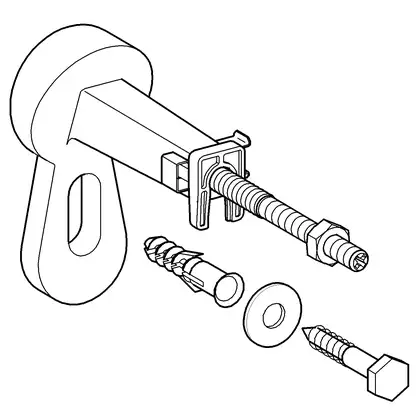 Настінні куточки Grohe Rapid SL (3855800M) Настінні куточки Grohe Rapid SL (3855800M)