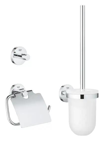 Набір аксесуарів 3 в 1 Grohe Essentials New (40407001) Набір аксесуарів 3 в 1 Grohe Essentials New (40407001)