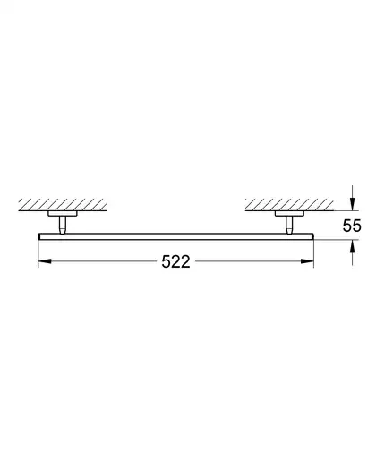 Тримач для рушників Grohe Bau Cosmopolitan Neutral (40459001) Тримач для рушників Grohe Bau Cosmopolitan Neutral (40459001)