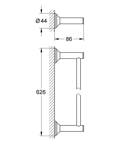 Тримач для рушників Grohe Essentials Authentic (40653001) Тримач для рушників Grohe Essentials Authentic (40653001)