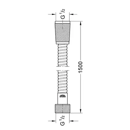 Душовий шланг 150 см Grohe Relexaflex (45973000)