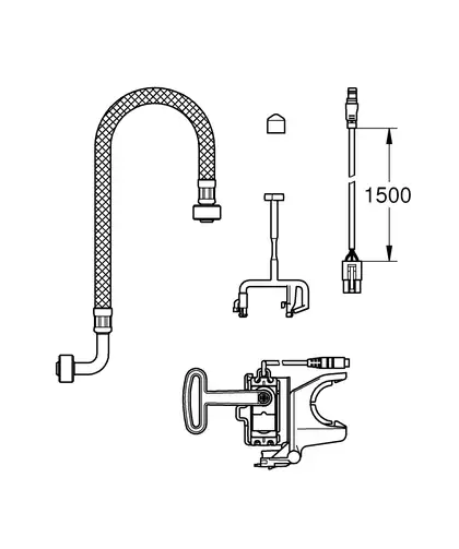 Монтажний комплект Grohe (46944001) Монтажний комплект Grohe (46944001)