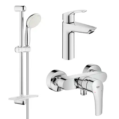 Grohe Eurosmart New Комплект смесителей, хром (UA123244M0)