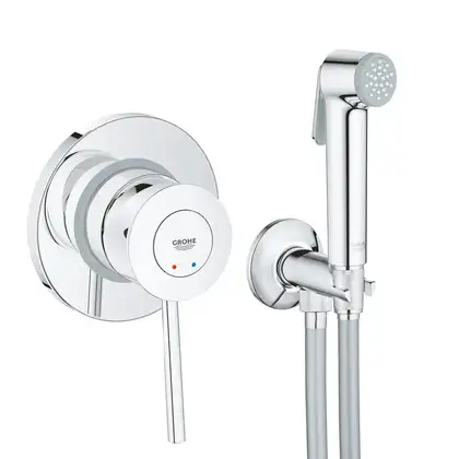 Grohe BauClassic Гігієнічний душ з прихованим змішувачем, хром (UA2904800S)