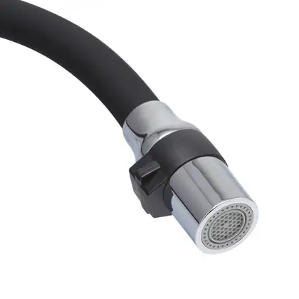 KOER KB-72006-01 Смеситель для кухни, хром/черный (KR3379) KOER KB-72006-01 Смеситель для кухни, хром/черный (KR3379)