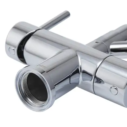 KOER KB-72006-01 Смеситель для кухни, хром/черный (KR3379) KOER KB-72006-01 Смеситель для кухни, хром/черный (KR3379)