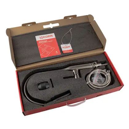 KOER KI-70004-07 Смеситель для кухни, нерж. сталь (KR3387)
