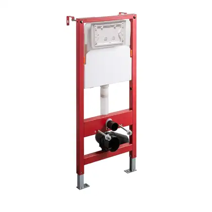 KOER KT-0502-03 Инсталляция для унитаза с кнопкой, белая (KR5172) KOER KT-0502-03 Инсталляция для унитаза с кнопкой, белая (KR5172)