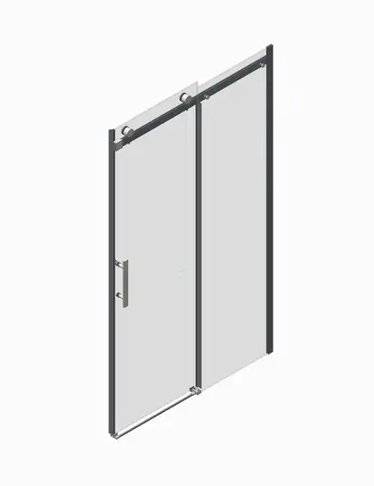 Koer SR SD01-120x200 Дверь в нишу, графит (KR5378) Koer SR SD01-120x200 Дверь в нишу, графит (KR5378)