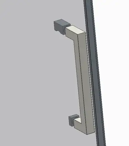 Koer SR SD02-140x200 Дверь в нишу, прозрачное стекло, хром (KR5383)