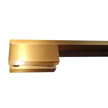 KOER SR SP02-100x200 Walk-In, прозрачное стекло, матовое золото (KR5396)